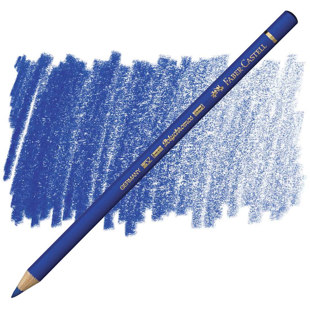 Open in modal - Faber-Castell Polychromos Pencil - Cobalt Blue-Greenish pencil and swatch