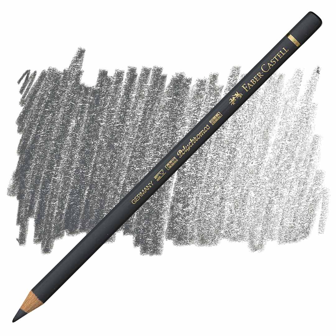 Open in modal - Faber-Castell Polychromos Pencil - Cold Gray VI pencil and swatch