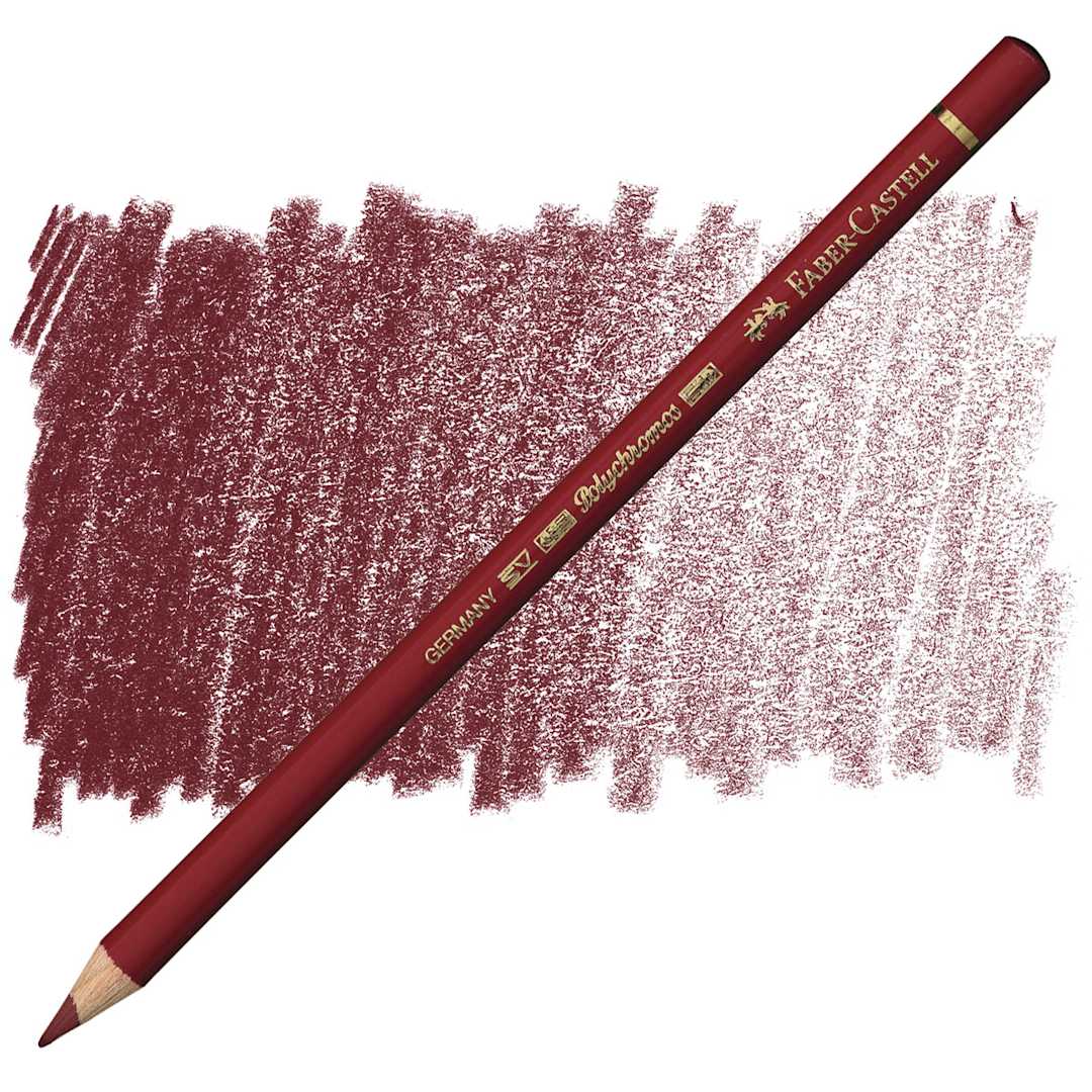 Open in modal - Faber-Castell Polychromos Pencil - Middle Cadmium Red pencil and swatch