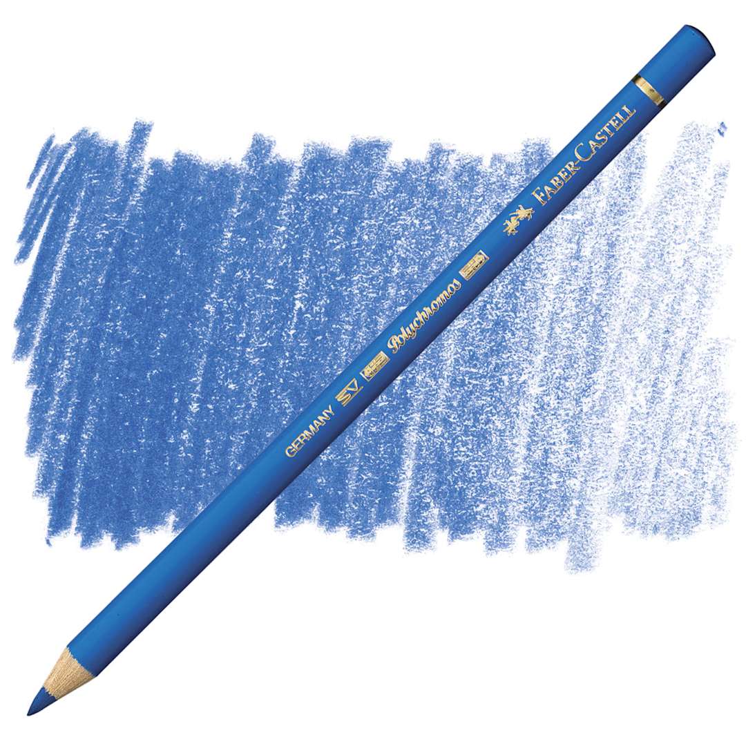 Open in modal - Faber-Castell Polychromos Pencil - Phthalo Blue pencil and swatch