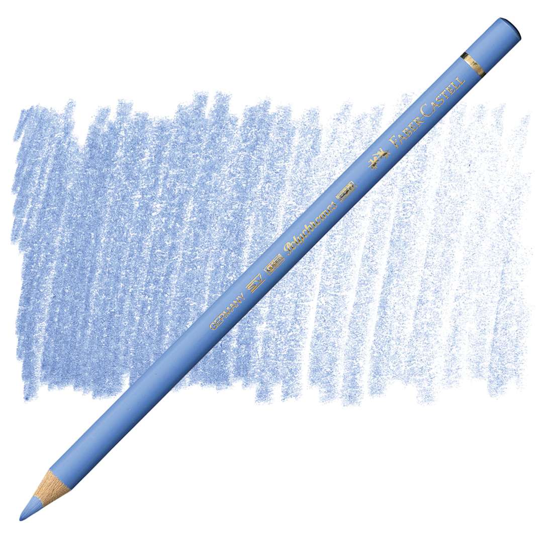 Open in modal - Faber-Castell Polychromos Pencil - Sky Blue pencil and swatch