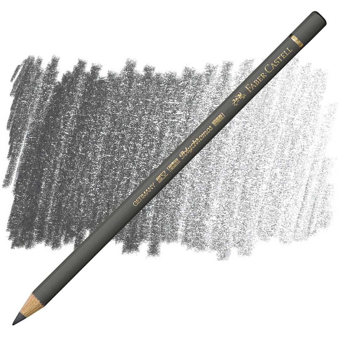 Open in modal - Faber-Castell Polychromos Pencil - Warm Gray V pencil and swatch