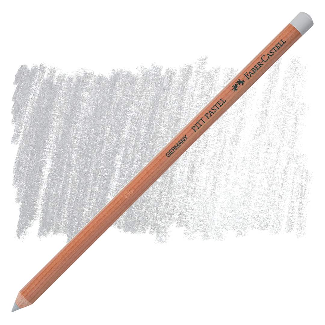 Open in modal - Faber-Castell Pitt Pastel Pencil - Cold Gray I pencil and swatch
