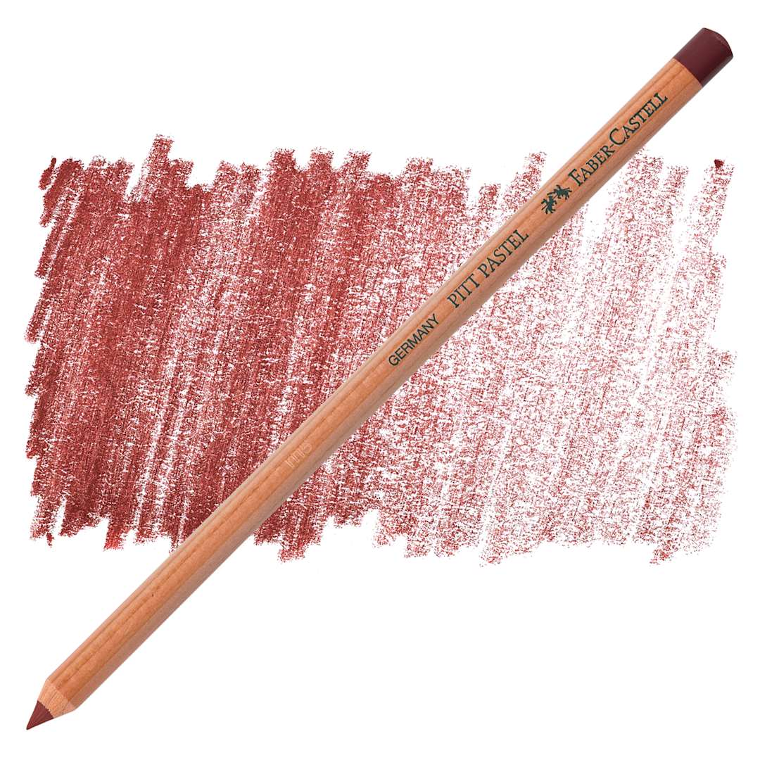 Open in modal - Faber-Castell Pitt Pastel Pencil - Indian Red pencil and swatch