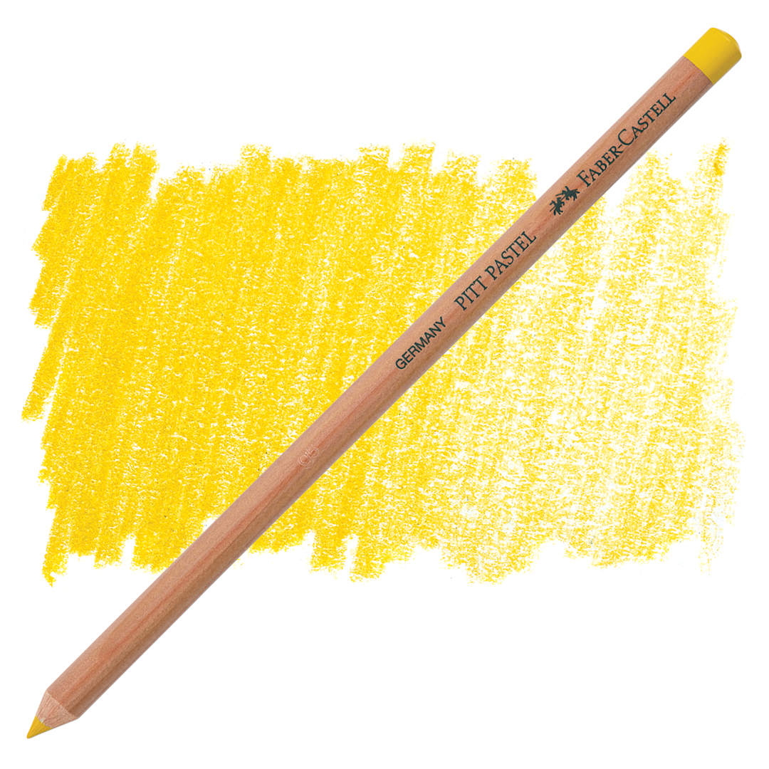 Open in modal - Faber-Castell Pitt Pastel Pencil - Naples Yellow pencil and swatch