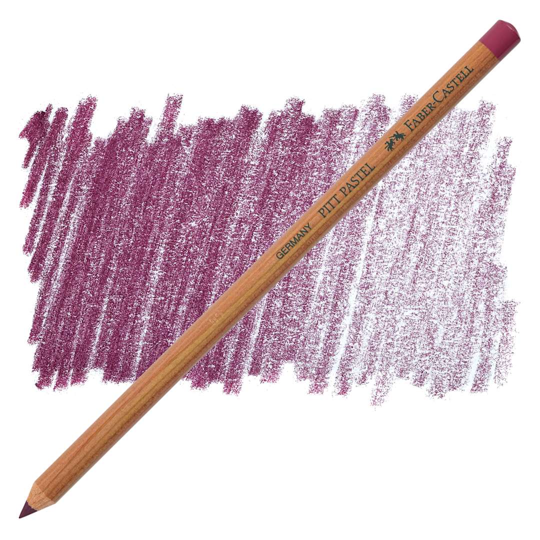 Open in modal - Faber-Castell Pitt Pastel Pencil - Red-Violet pencil and swatch