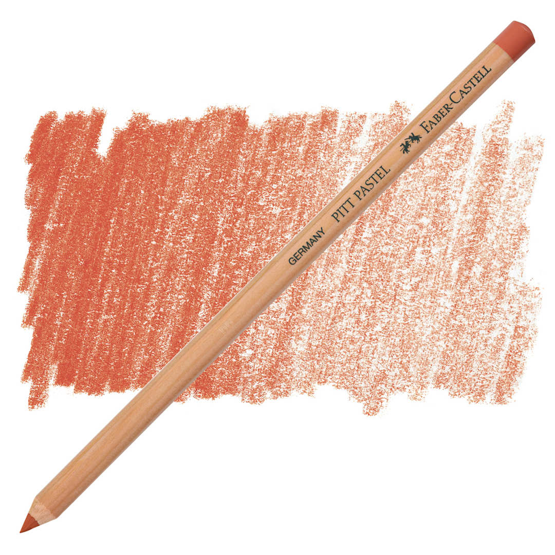 Open in modal - Faber-Castell Pitt Pastel Pencil - Sanguine pencil and swatch