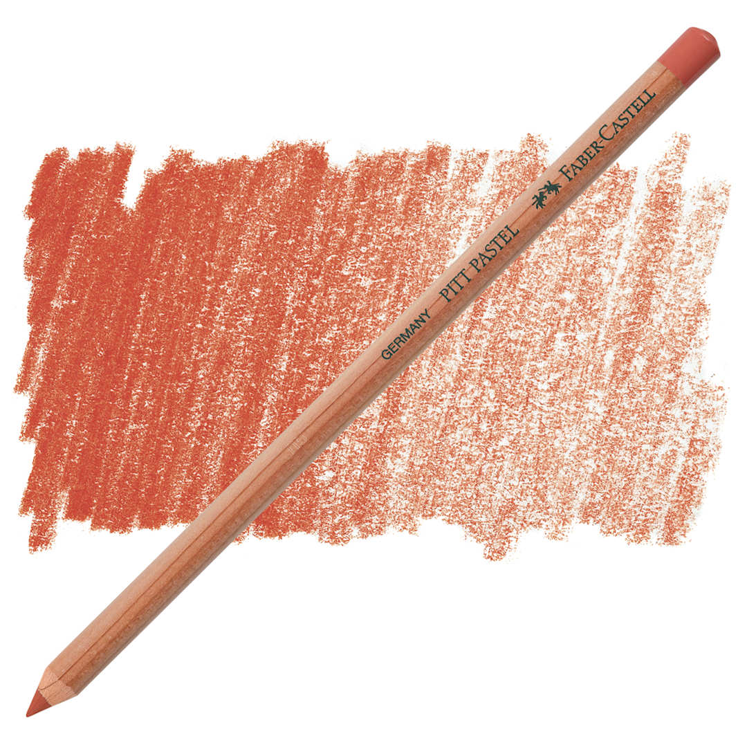 Open in modal - Faber-Castell Pitt Pastel Pencil - Venetian Red pencil and swatch