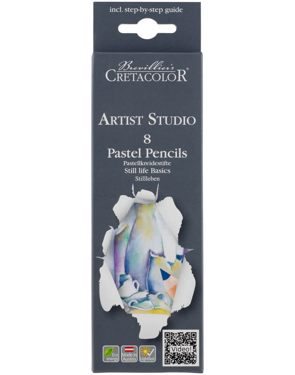 Open in modal - Artist Studio Pastel Pencil Sets 8-Pencil Still Life Colors Set