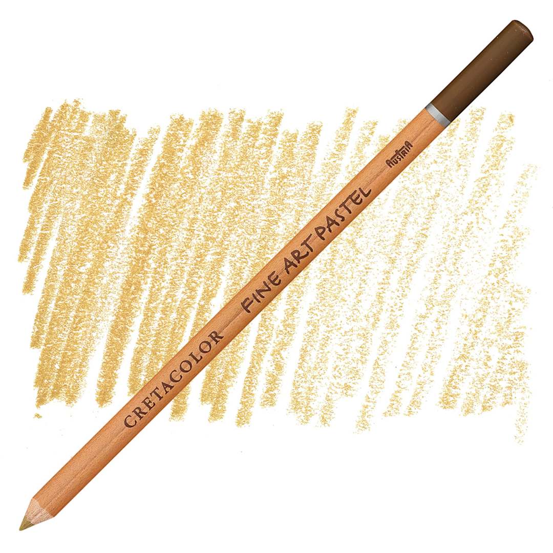 Open in modal - Cretacolor Fine Art Pastel Pencil - Bistre pencil and swatch