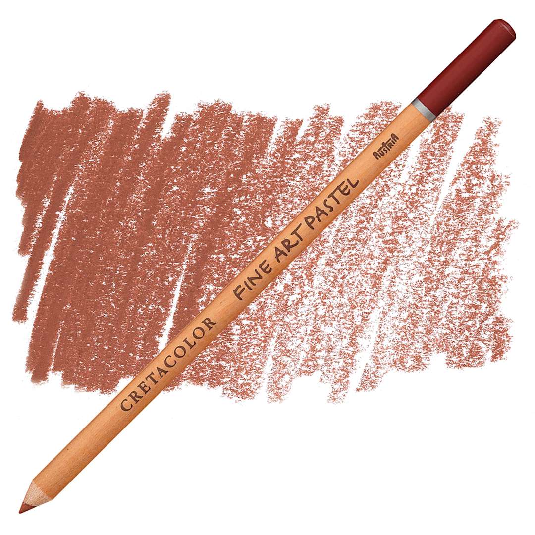 Open in modal - Cretacolor Fine Art Pastel Pencil - Dark Sanguine pencil and swatch