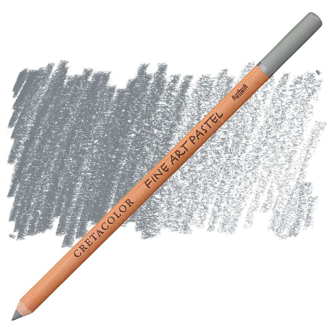 Open in modal - Cretacolor Fine Art Pastel Pencil - Elephant Gray pencil and swatch