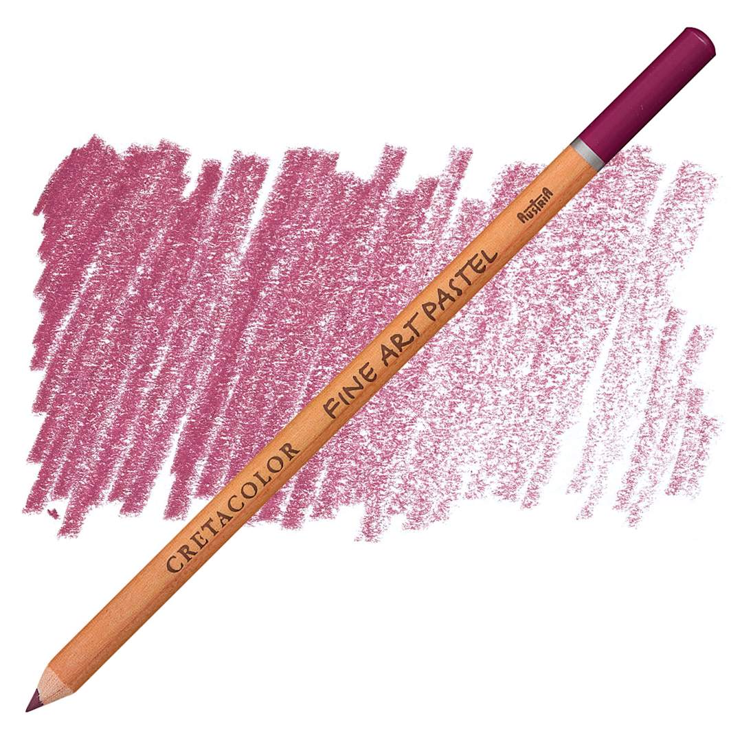 Open in modal - Cretacolor Fine Art Pastel Pencil - Light Mars Violet pencil and swatch