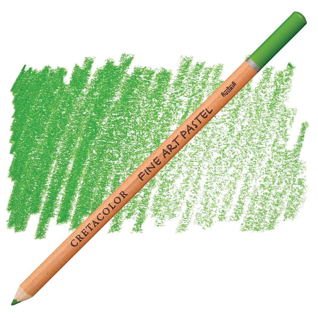 Open in modal - Cretacolor Fine Art Pastel Pencil - Light Olive Green pencil and swatch