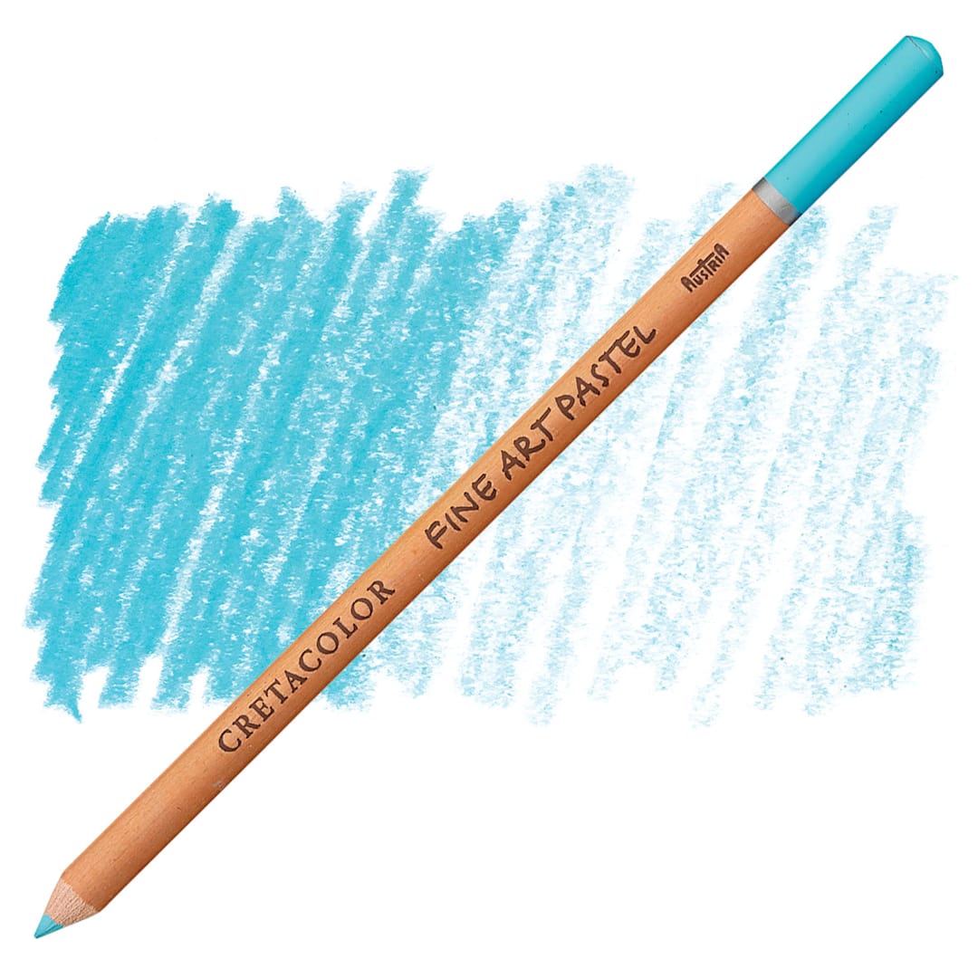 Open in modal - Cretacolor Fine Art Pastel Pencil - Smyrna Blue pencil and swatch