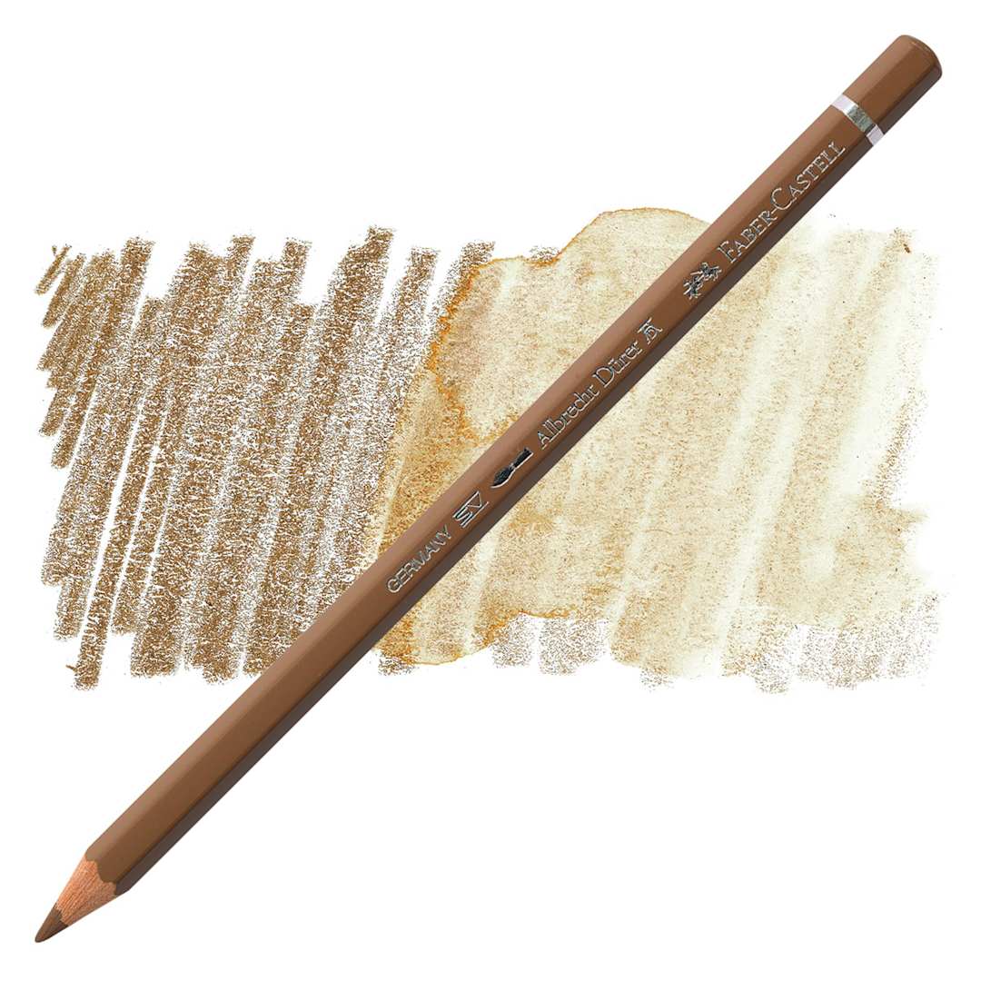 Open in modal - Faber-Castell Albrecht Durer Watercolor Pencil - Bistre pencil and swatch
