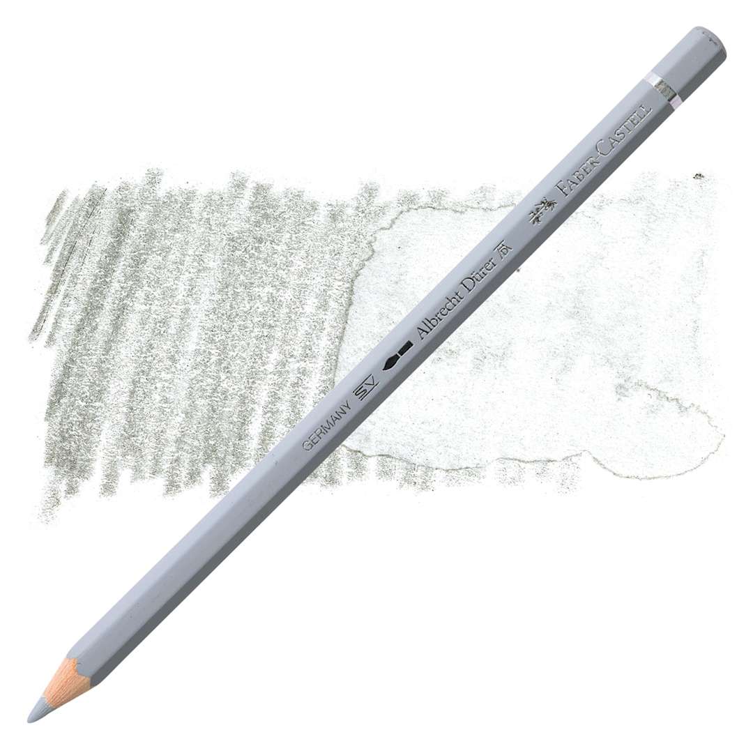 Open in modal - Faber-Castell Albrecht Durer Watercolor Pencil - Cold Gray II pencil and swatch