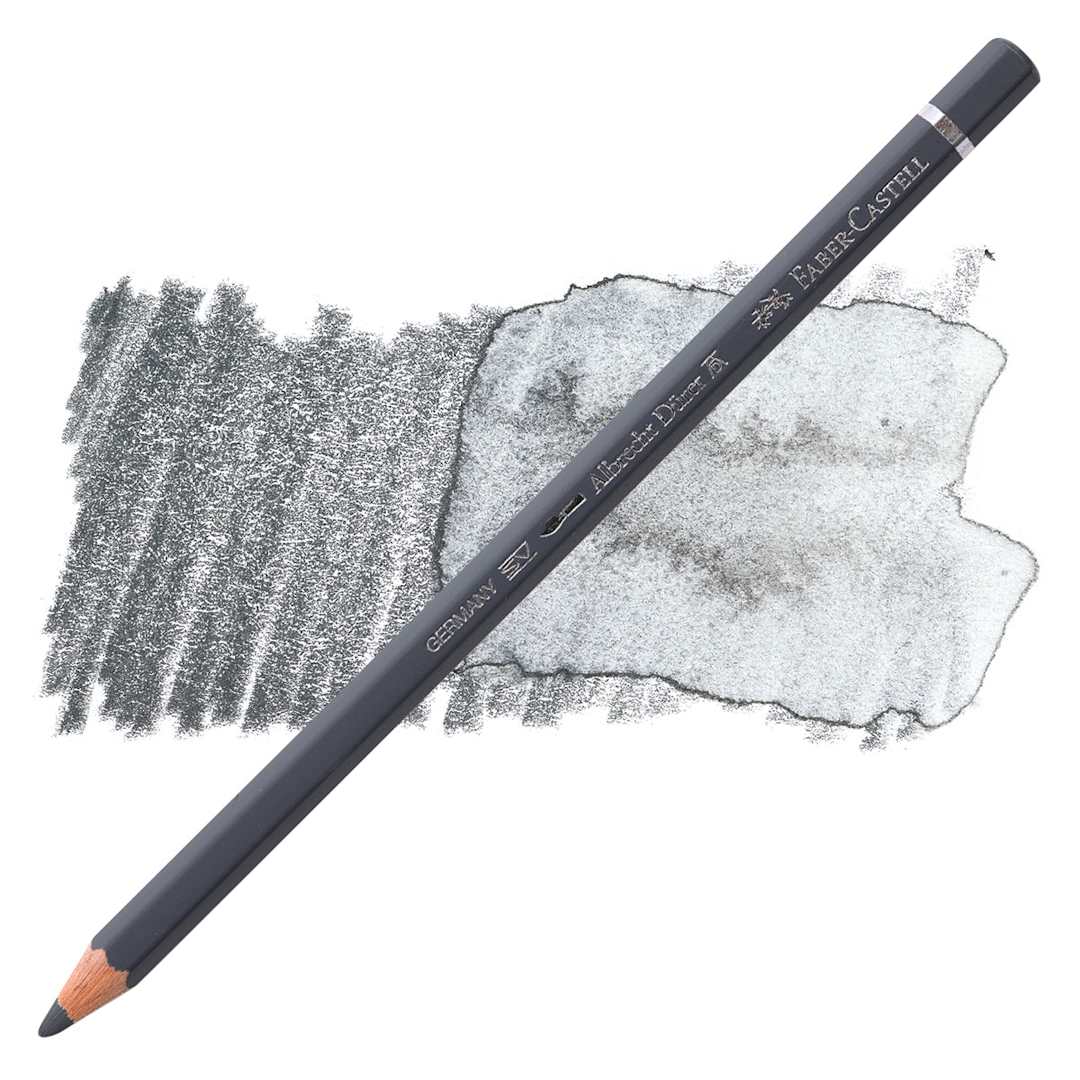 Open in modal - Faber-Castell Albrecht Durer Watercolor Pencil - Cold Gray V pencil and swatch