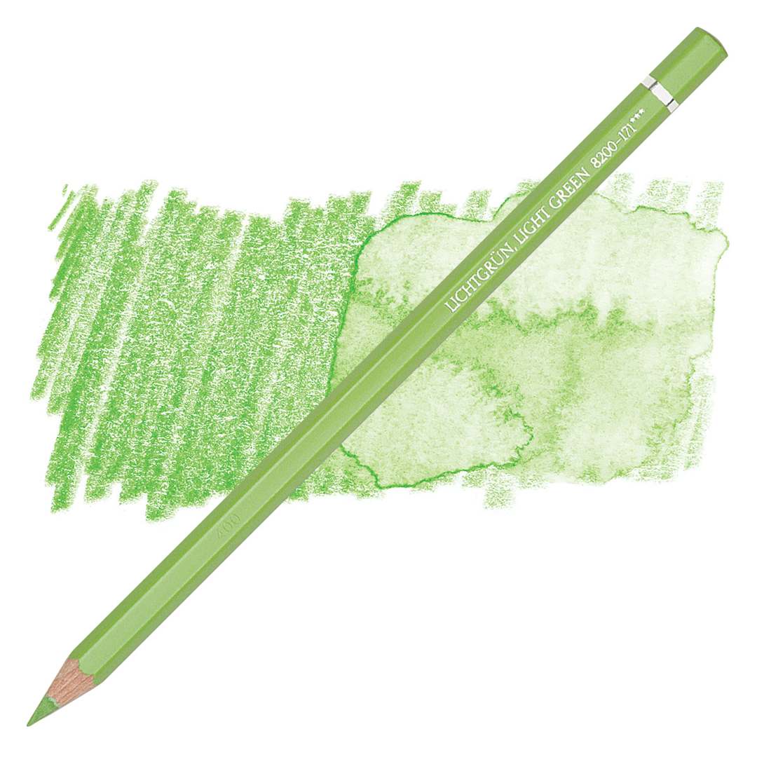 Open in modal - Faber-Castell Albrecht Durer Watercolor Pencil - Light Green pencil and swatch