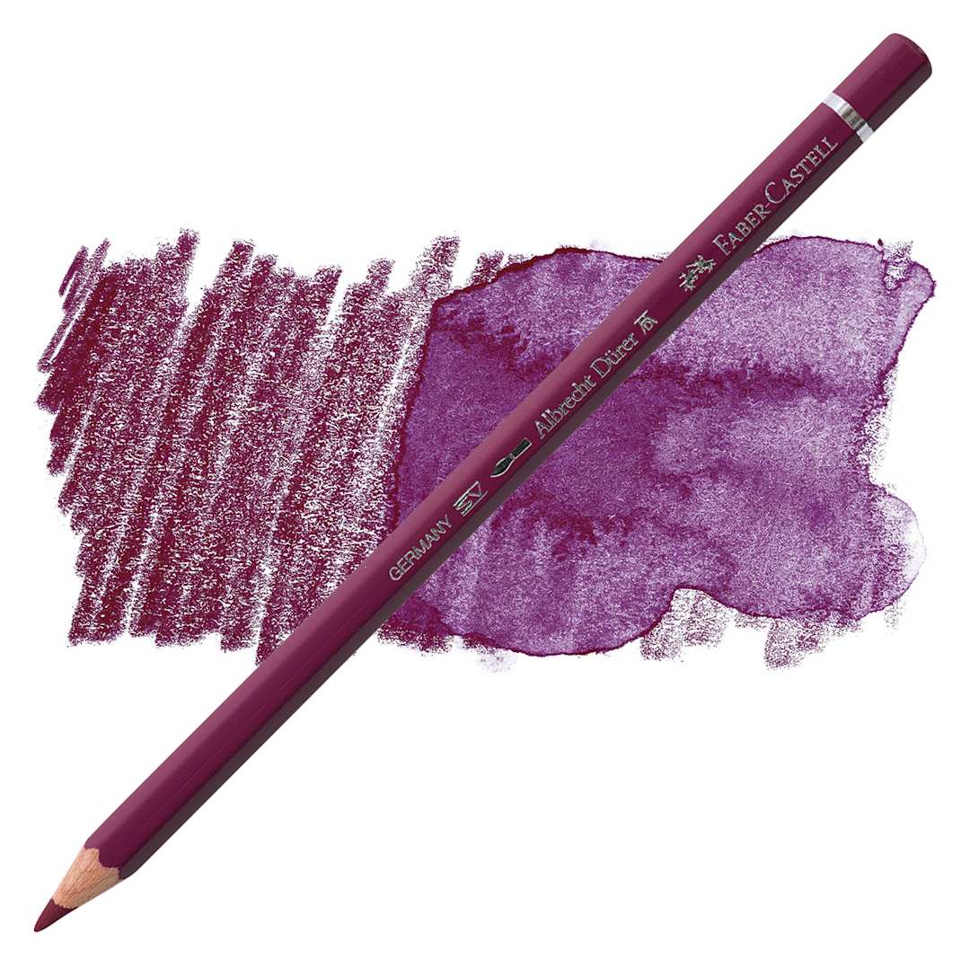 Open in modal - Faber-Castell Albrecht Durer Watercolor Pencil - Magenta pencil and swatch