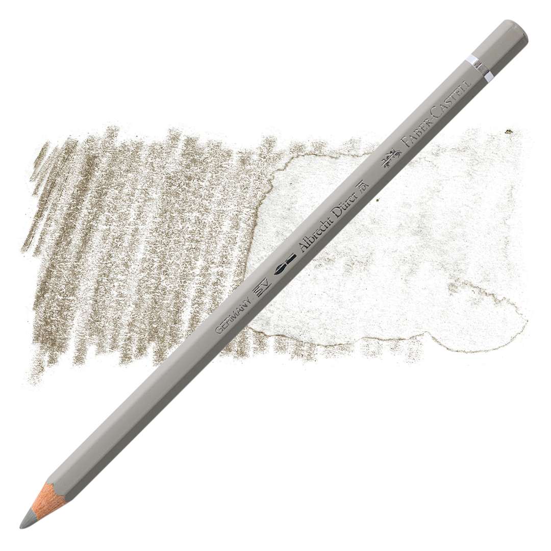 Open in modal - Faber-Castell Albrecht Durer Watercolor Pencil - Warm Gray III pencil and swatch