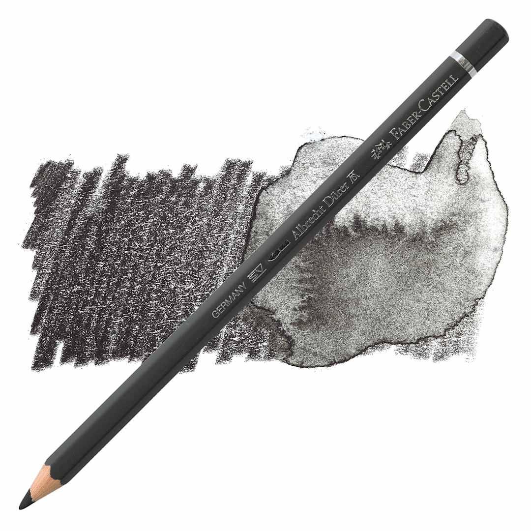 Open in modal - Faber-Castell Albrecht Durer Watercolor Pencil - Warm Gray VI pencil and swatch