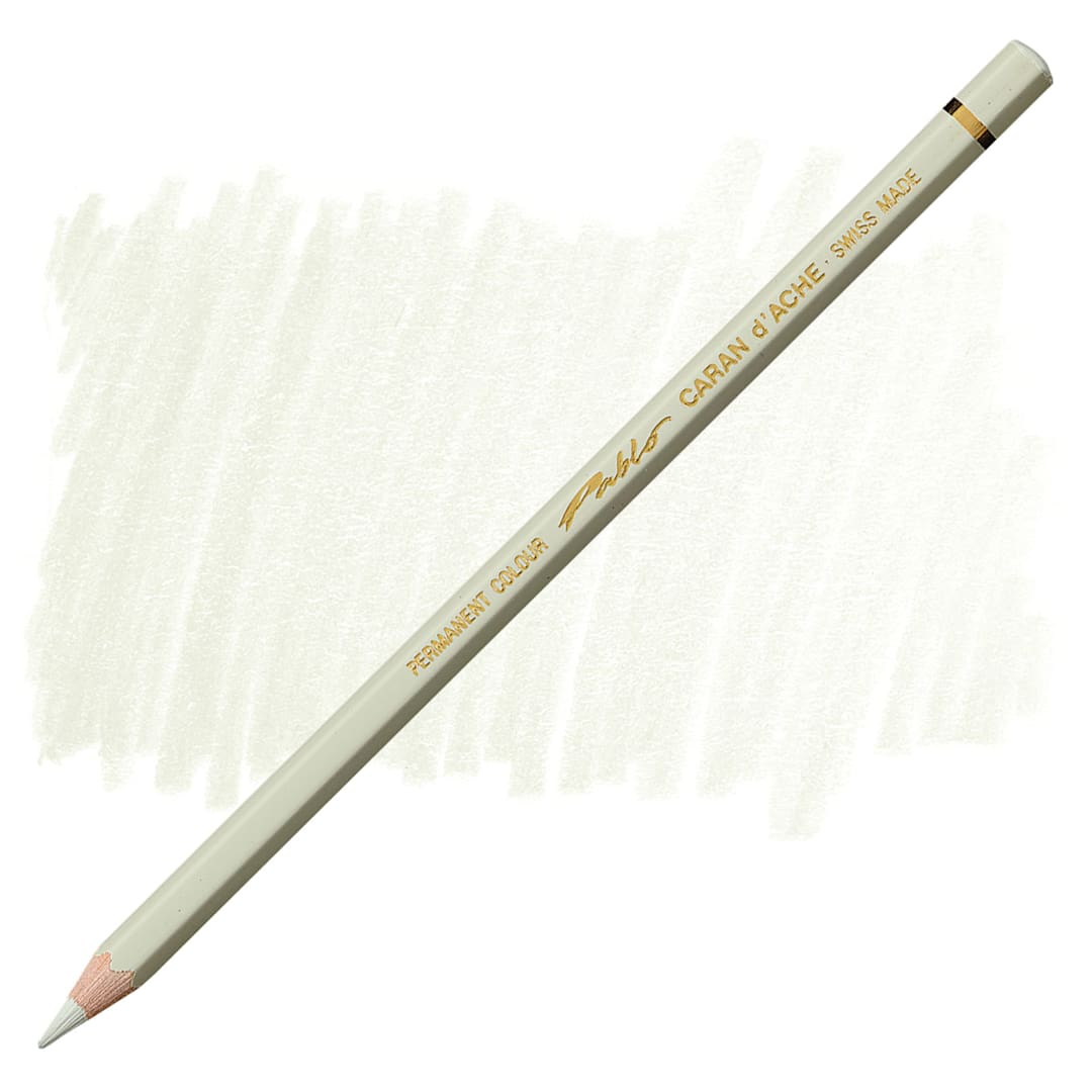 Open in modal - Caran d'Ache Pablo Colored Pencil - Ash Gray pencil and swatch
