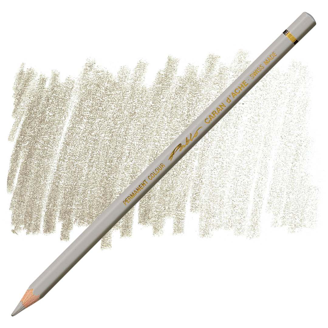 Open in modal - Caran d'Ache Pablo Colored Pencil - Beige pencil and swatch