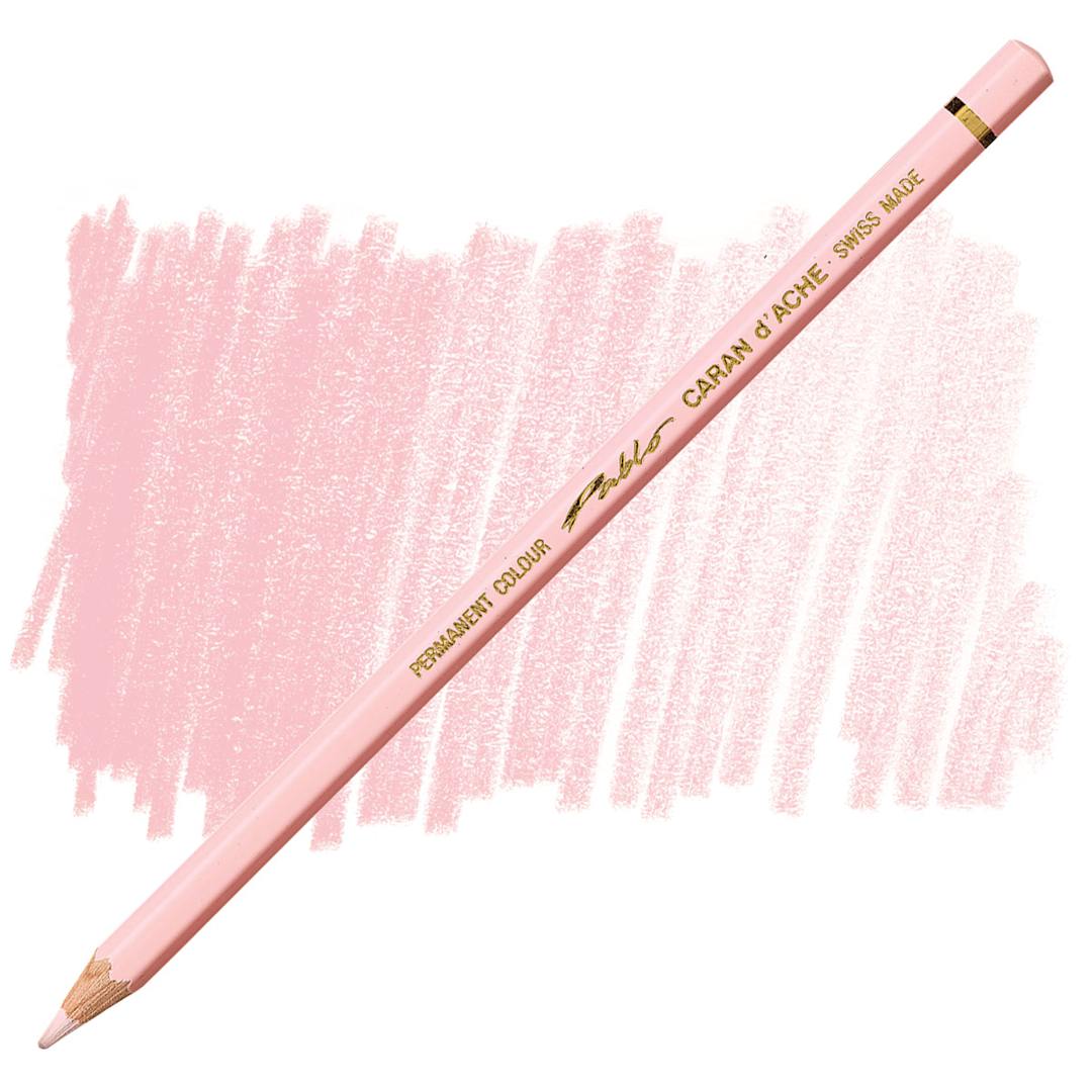 Open in modal - Caran d'Ache Pablo Colored Pencil - Granite Rose pencil and swatch