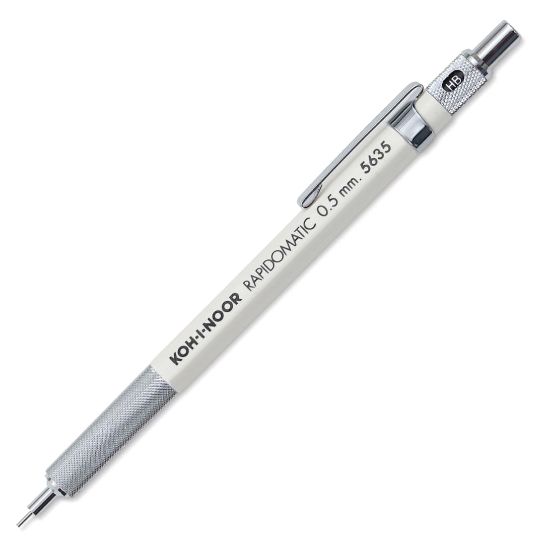 Open in modal - Rapidomatic Mechanical Pencils .5 mm. White - Carded