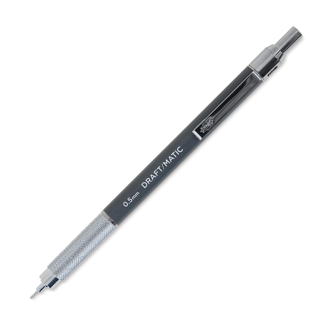 Open in modal - Alvin Draft/Matic Drafting Pencil - 0.5 mm Tip, Black front