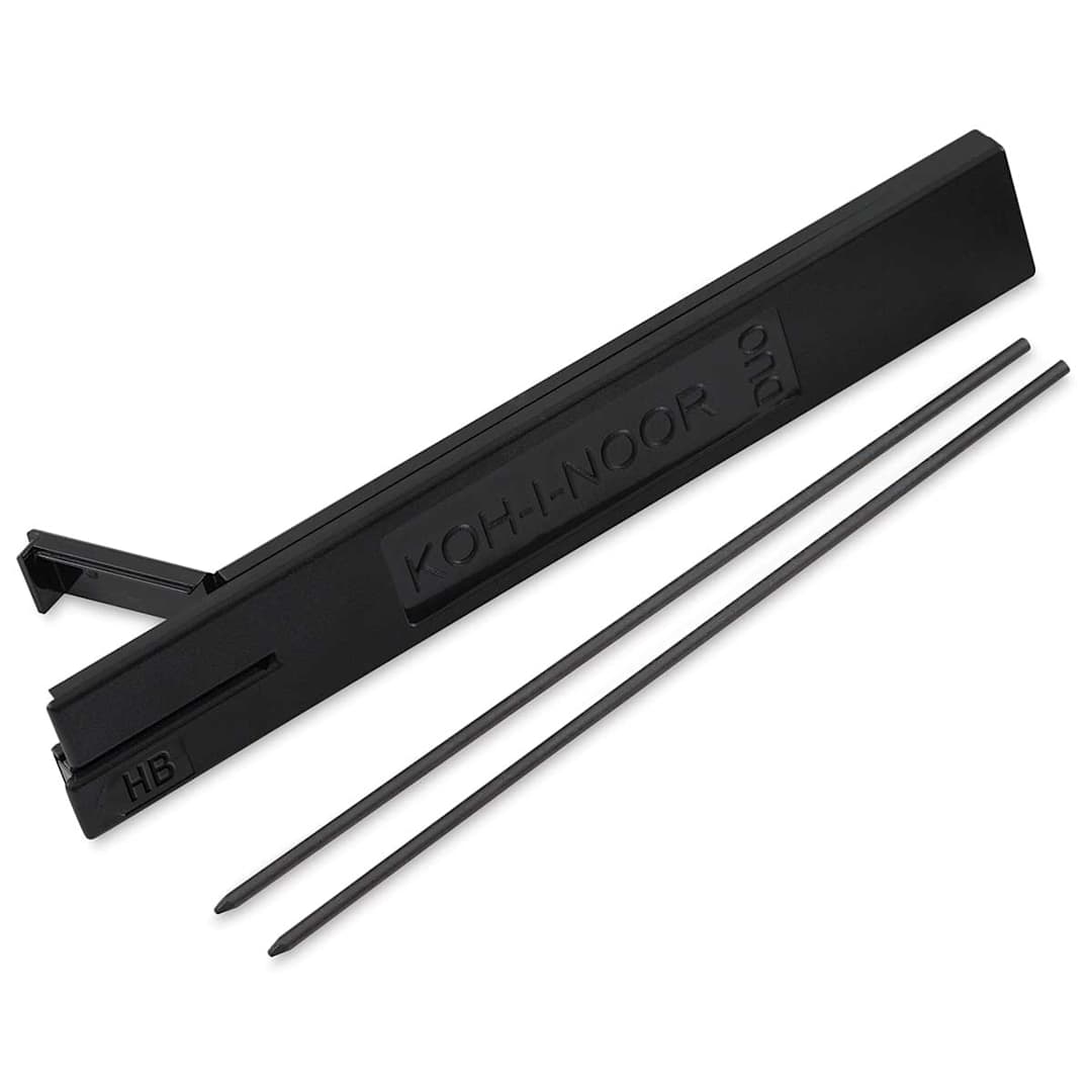 Open in modal - Koh-I-Noor Lead Refill - HB, Pkg of 2, leads outside of the packaging
