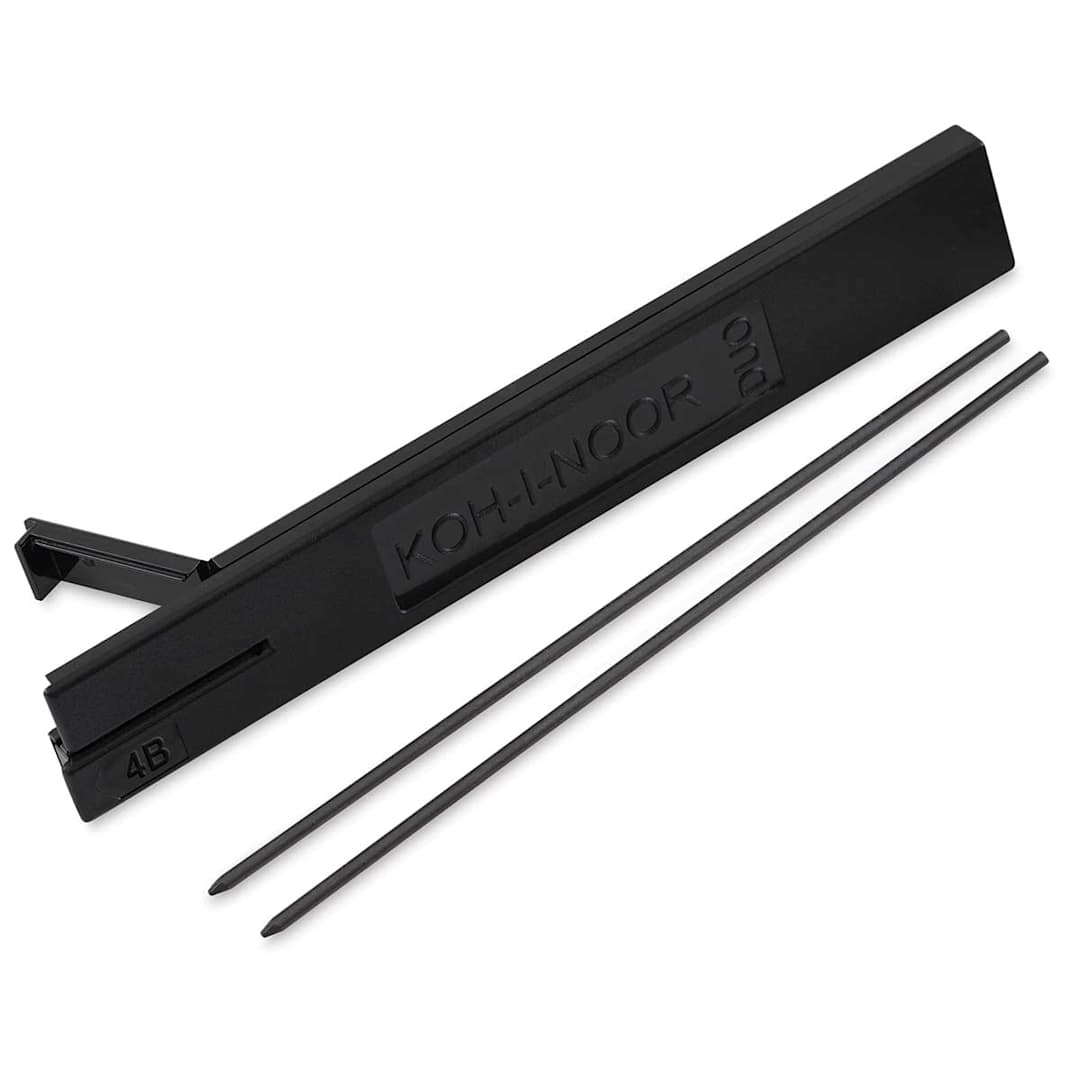 Open in modal - Koh-I-Noor Lead Refill - 4B, Pkg of 2, leads outside of the packaging