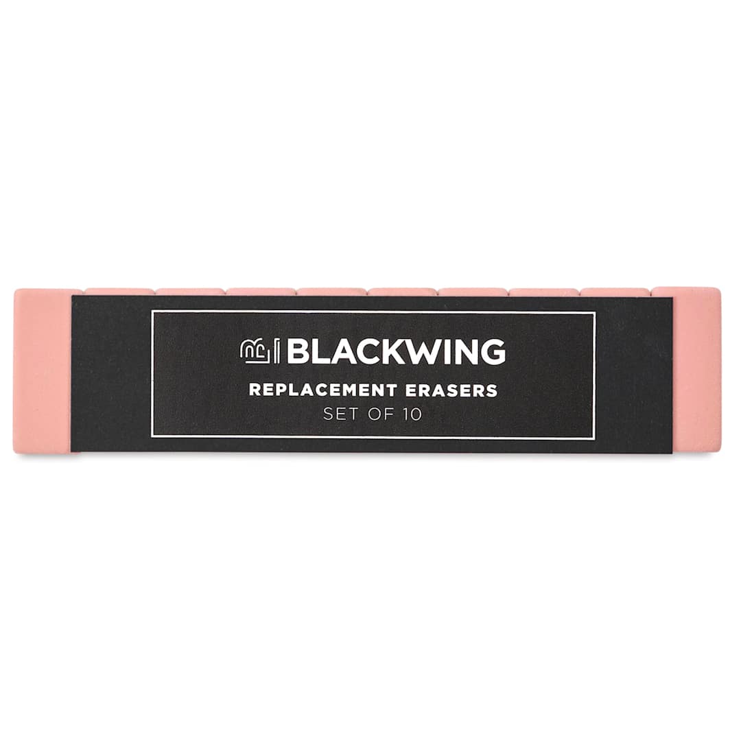 Open in modal - Blackwing Pencil Replacement Erasers - Pink, Box of 10