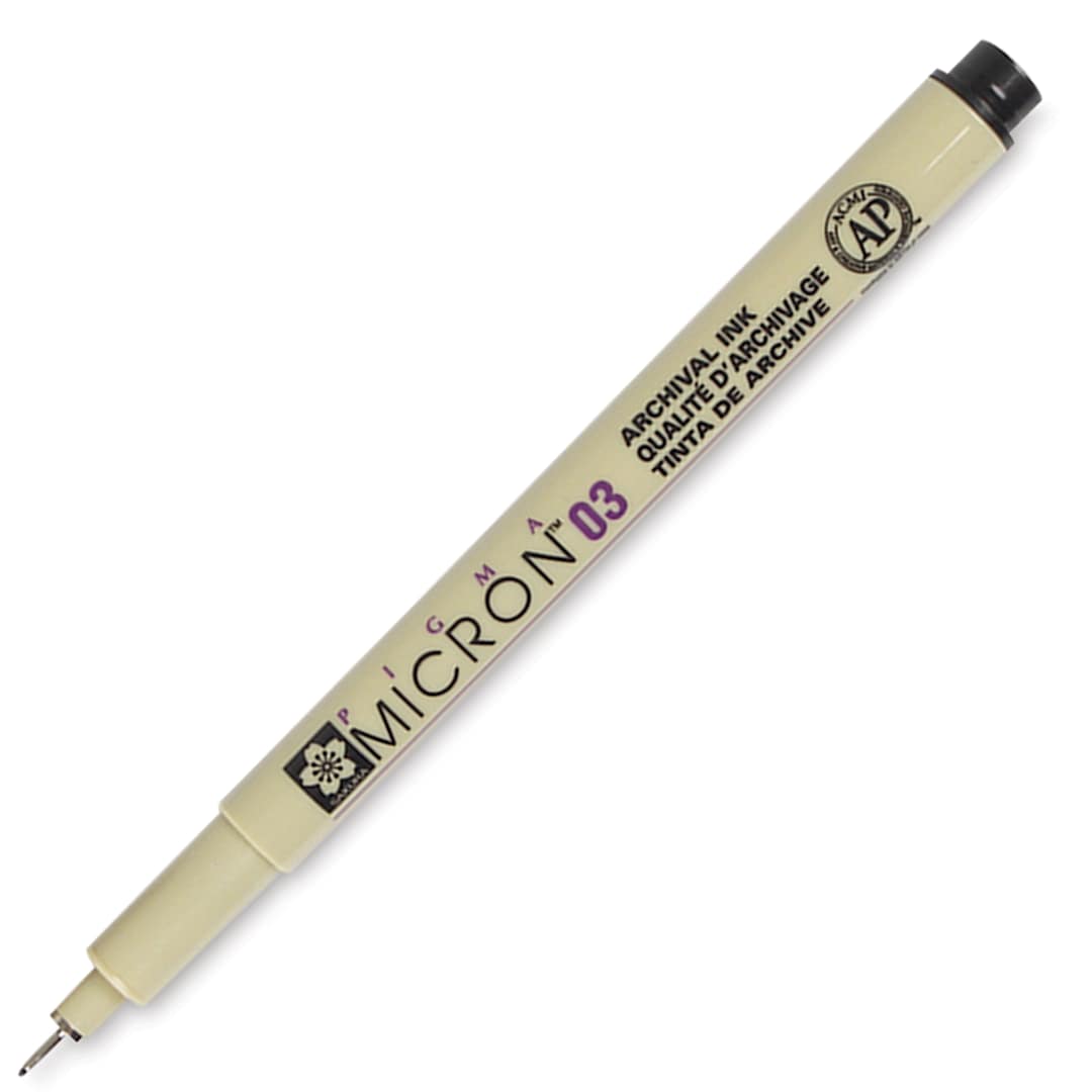 Open in modal - Sakura Pigma Micron Pen - Black, 03