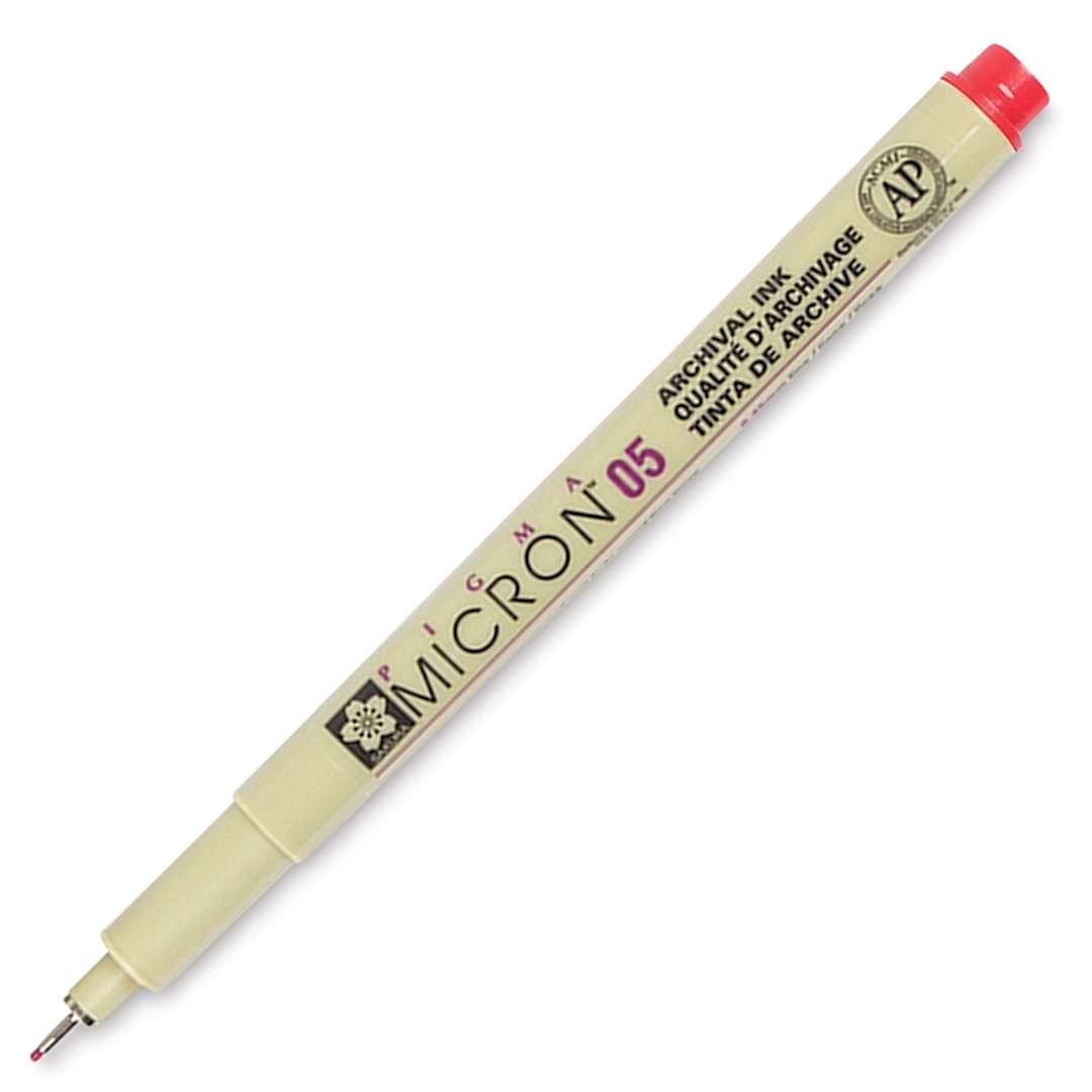Open in modal - Sakura Pigma Micron Pen - Red, 05