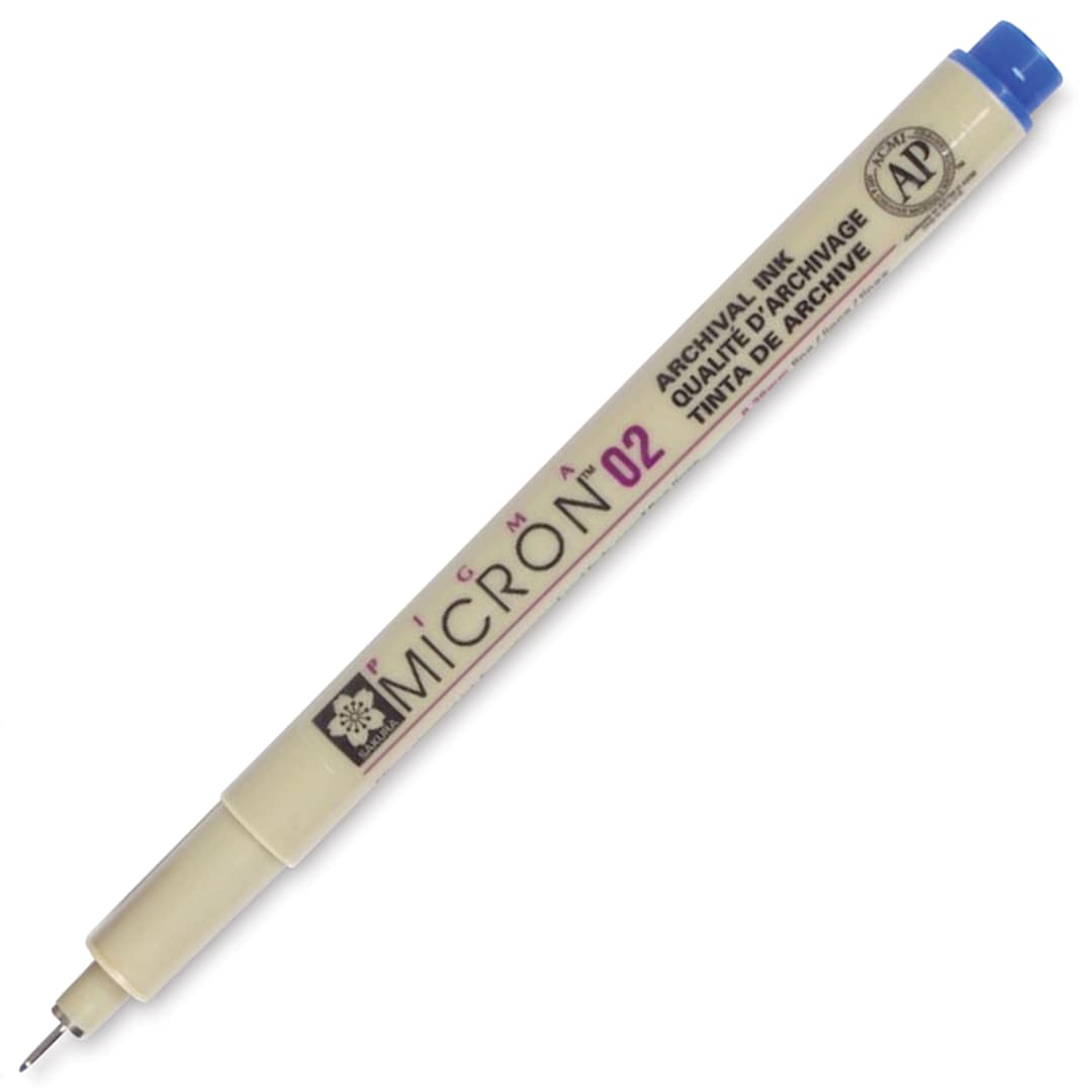 Open in modal - Sakura Pigma Micron Pen - Blue, 02