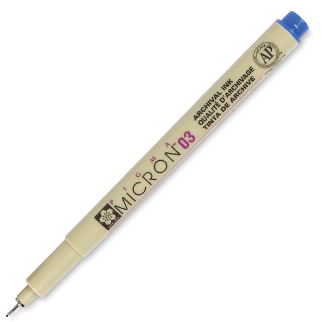 Open in modal - Sakura Pigma Micron Pen - Blue, 03