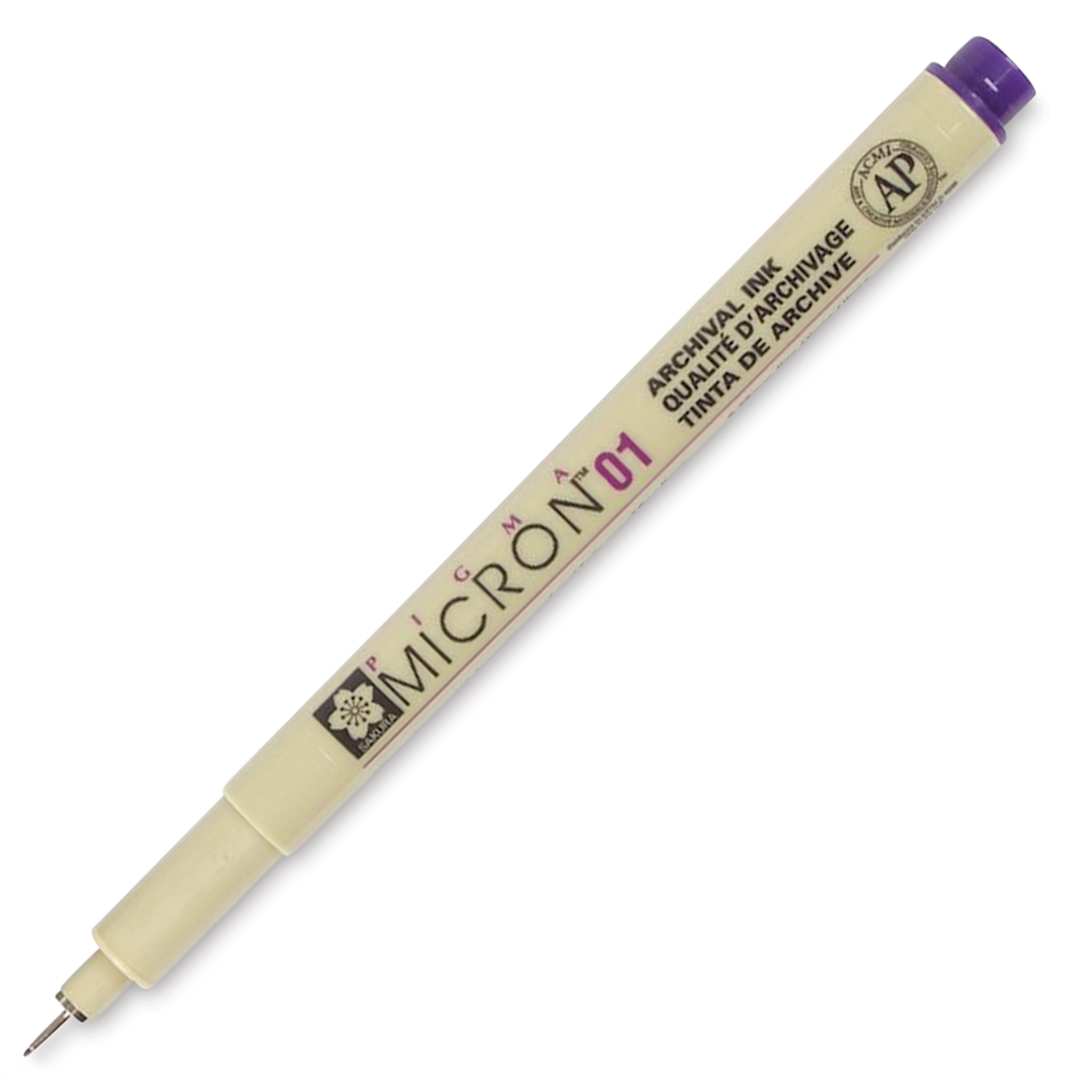 Open in modal - Sakura Pigma Micron Pen - Purple, 01