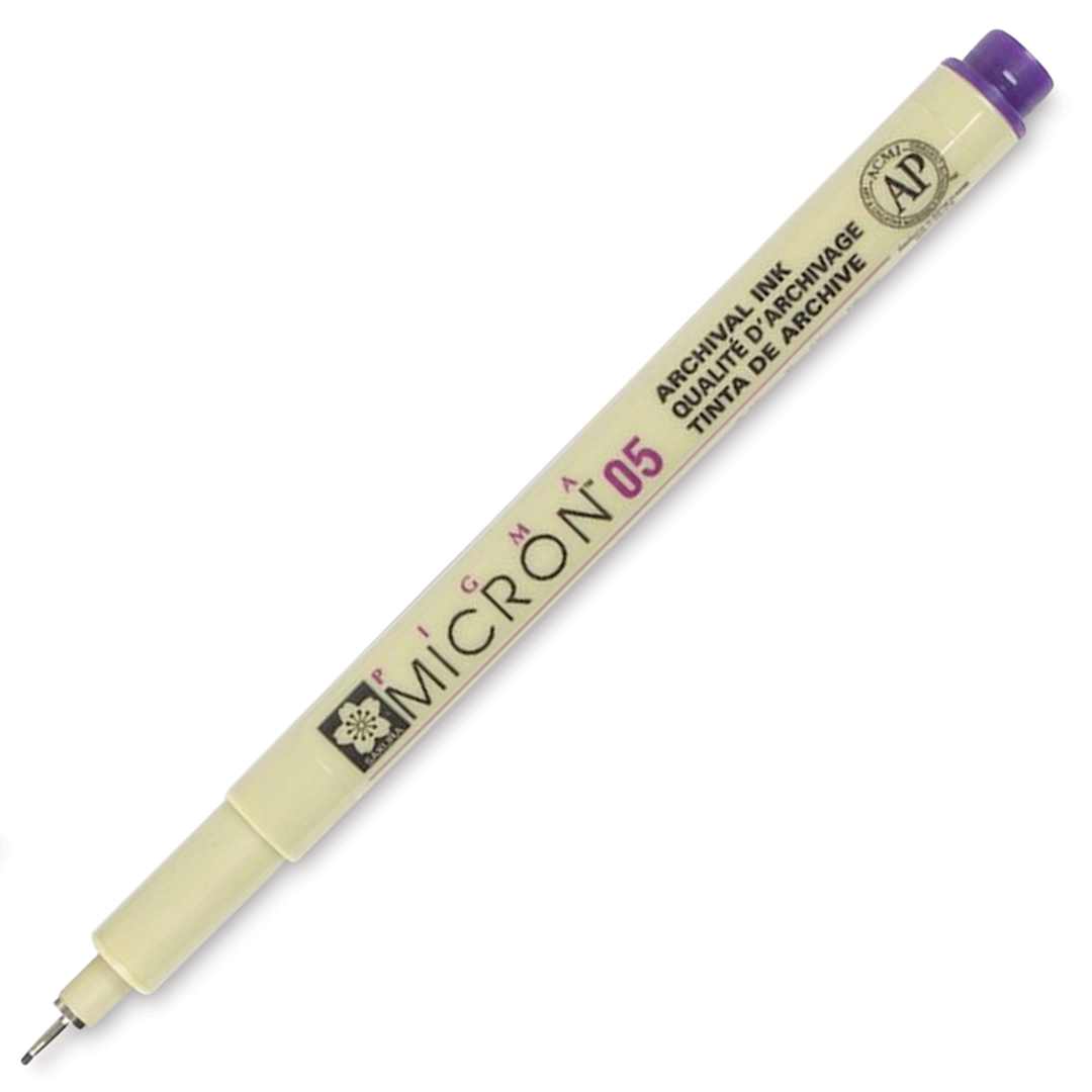 Open in modal - Sakura Pigma Micron Pen - Purple, 05