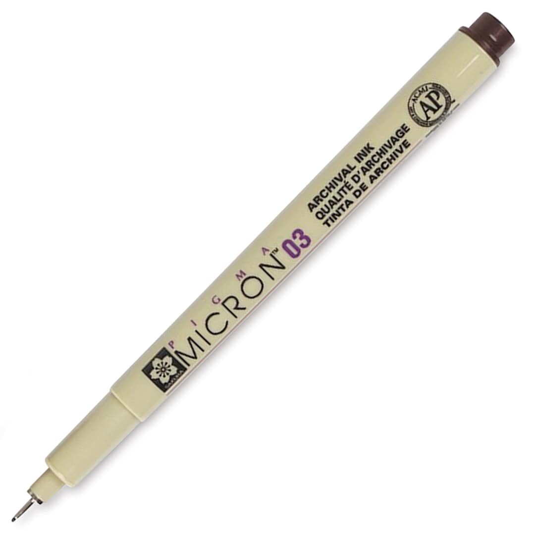 Open in modal - Sakura Pigma Micron Pen - Sepia, 03