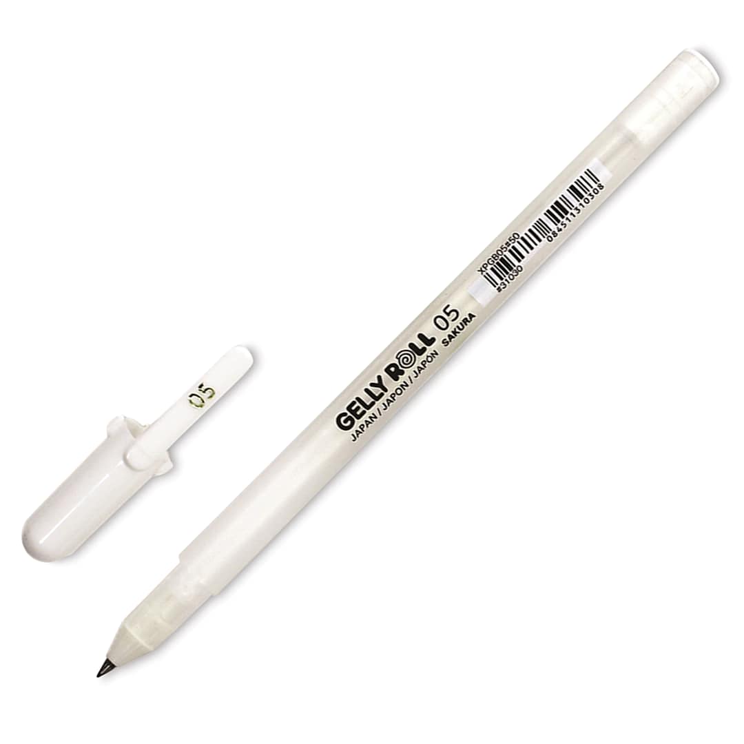 Open in modal - Sakura Gelly Roll Opaque White Pen - Fine Tip