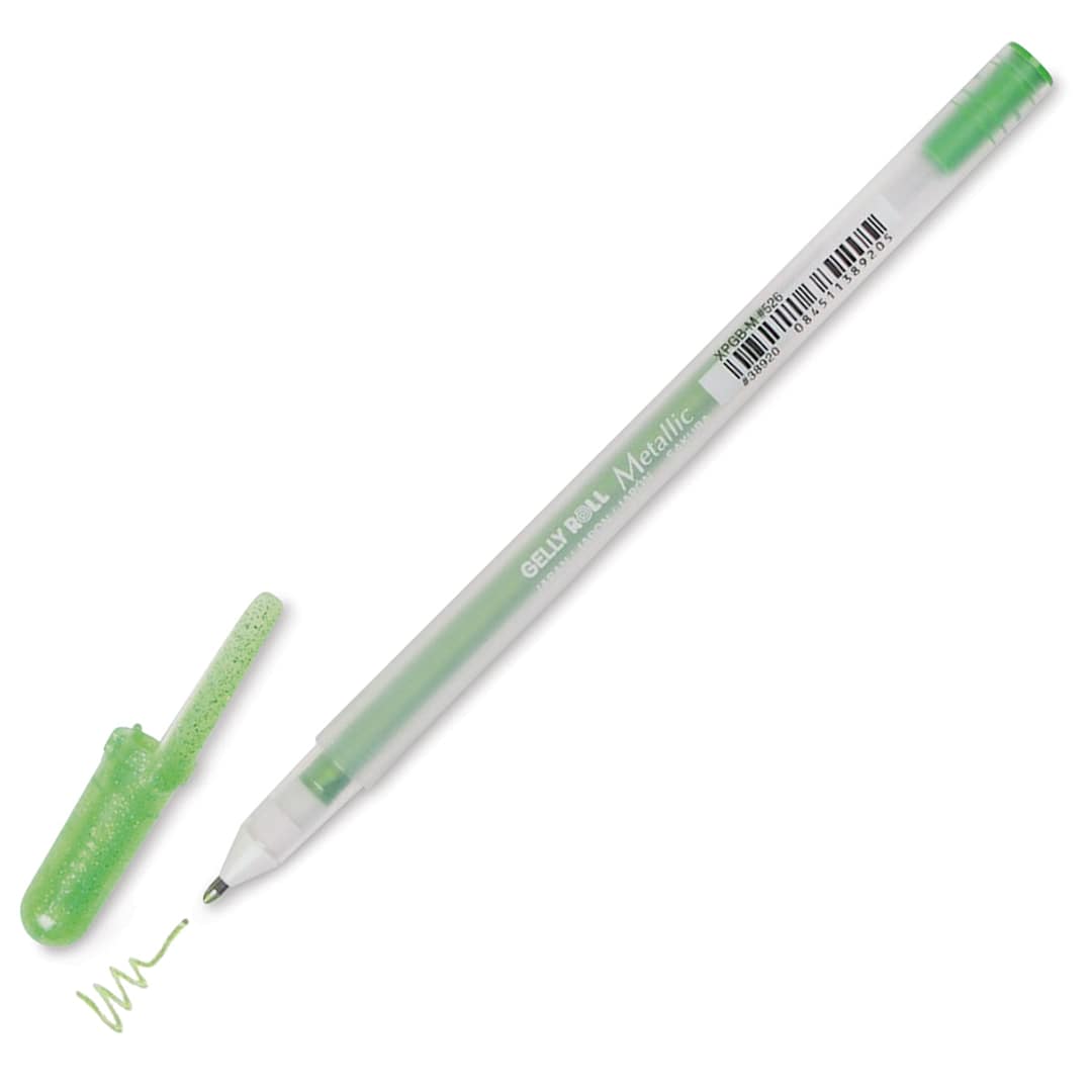 Open in modal - Sakura Gelly Roll Pen - Metallic Emerald, Medium Tip