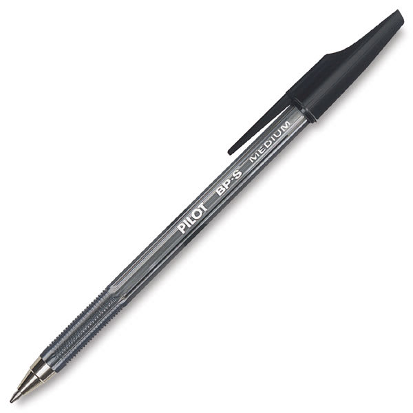 Open in modal - Pilot Better Ball Point Pens - Single pen at angle and uncapped
