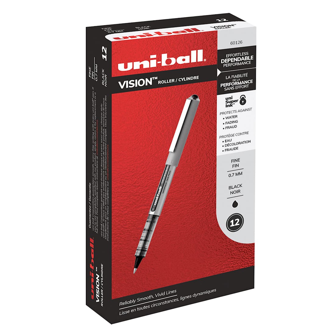 Open in modal - uniball Vision Pen Black