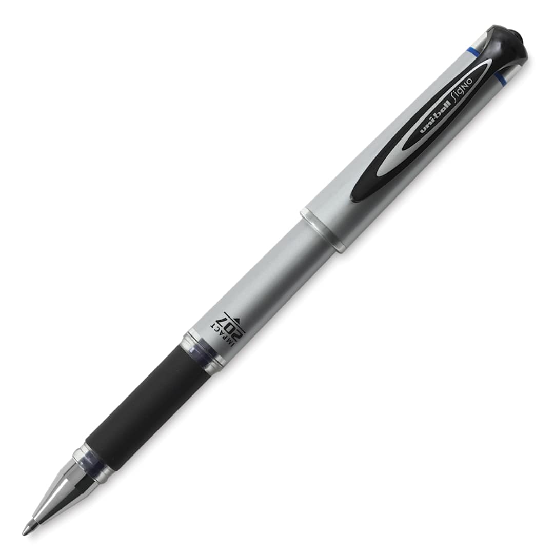 Open in modal - Uni-Ball Signo 207 Impact Rollerball Gel Pen - Blue