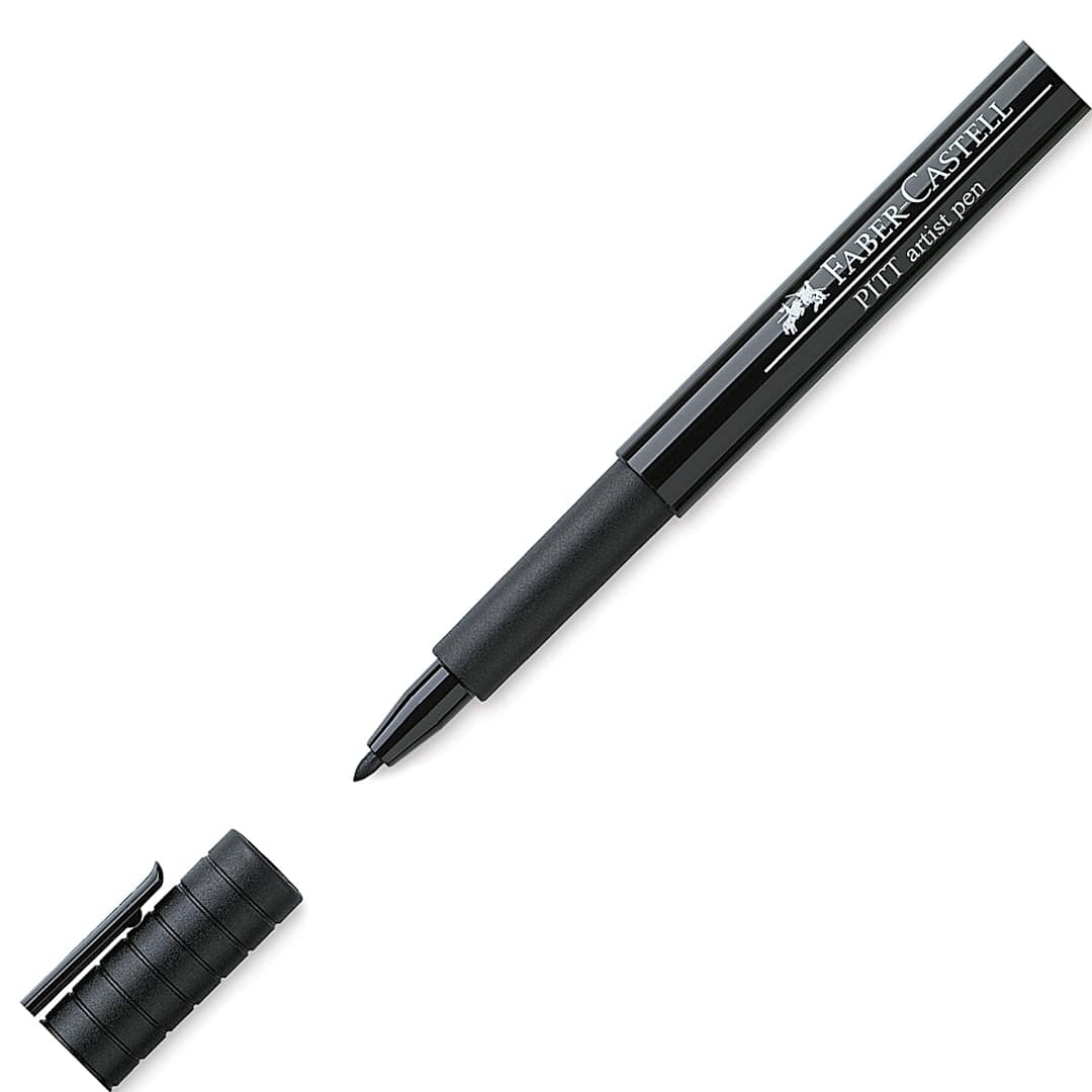 Open in modal - Faber-Castell Pitt Artist Pen - Black, Bullet Nib