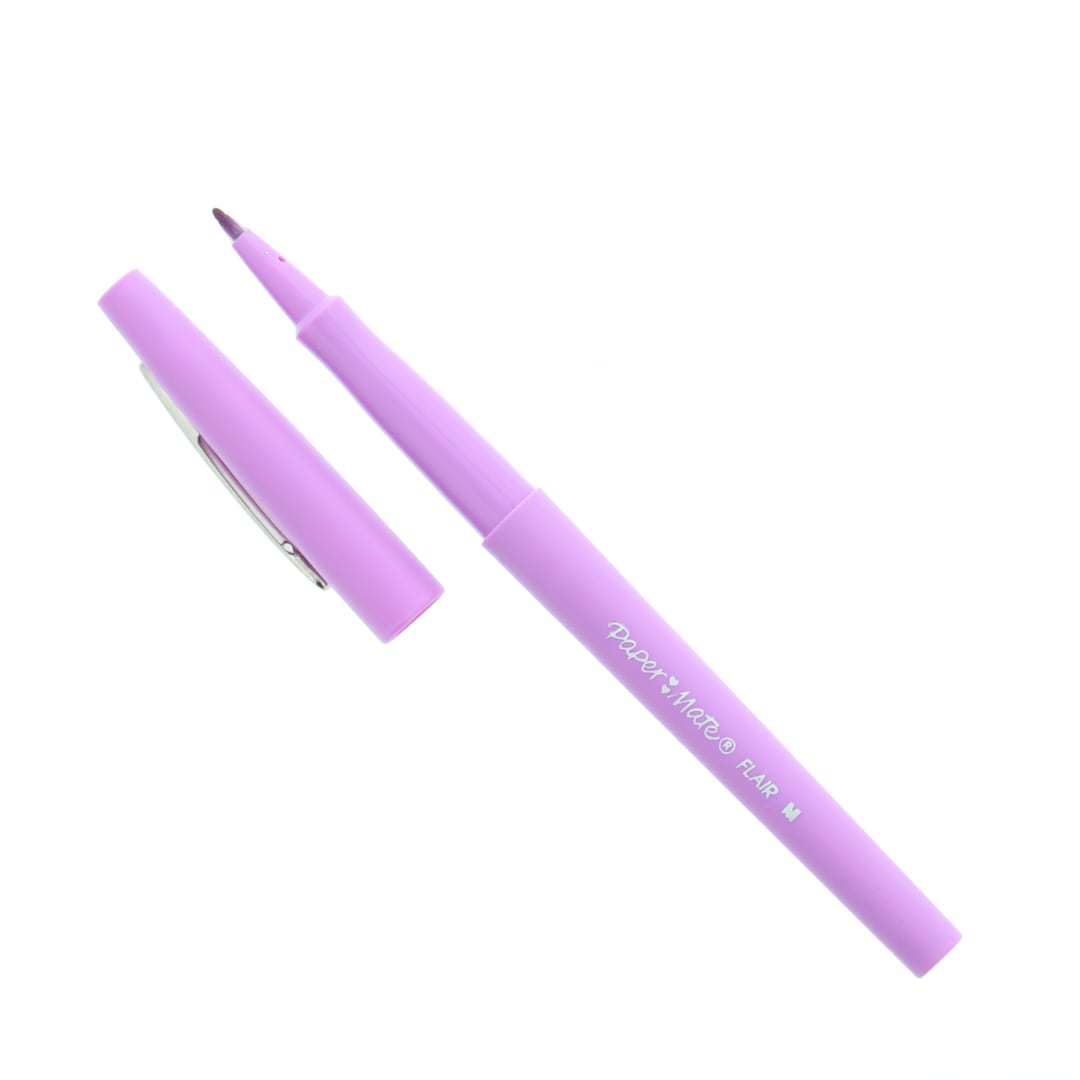 Open in modal - Paper Mate Flair Guard Pen - Raspberry Fizz, Medium Tip