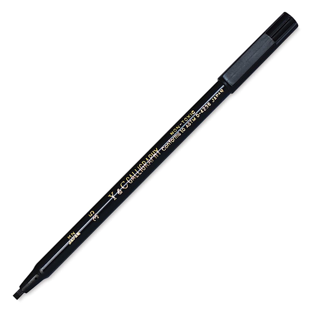 Open in modal - Yasutomo Y&C Calligraphy Marker - Black, 3.5 mm