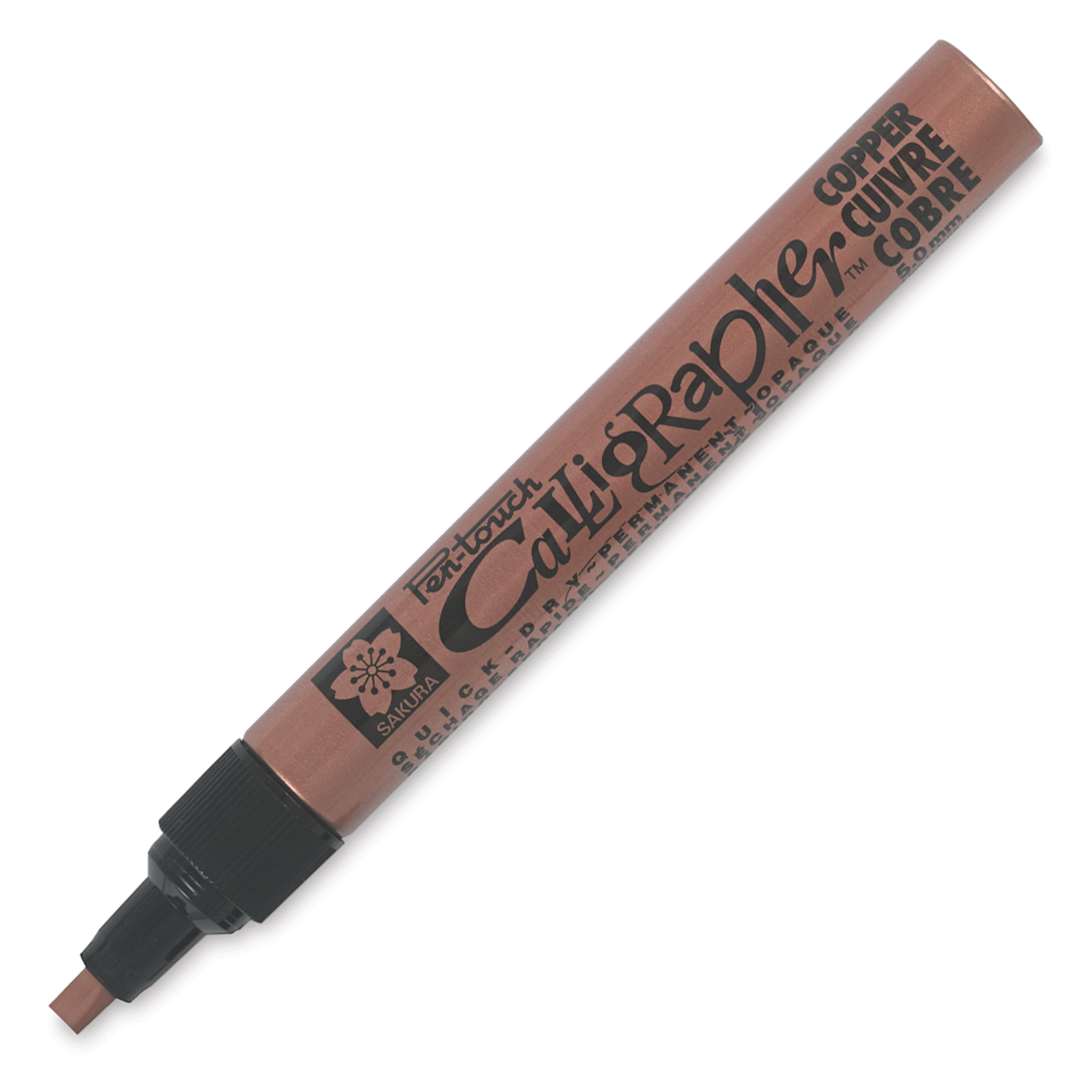 Open in modal - Sakura Pen Touch Calligrapher Pen - Medium Point, 5 mm, Copper